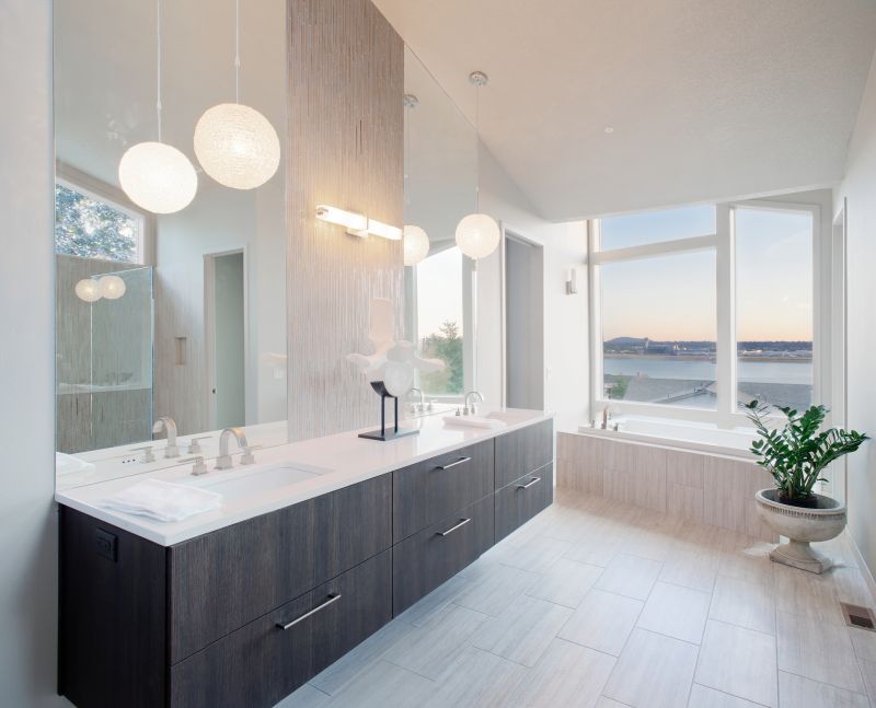 Contemporary Vanity and Lighting